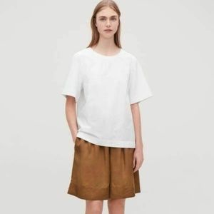 COS White Short Sleeve Tee
